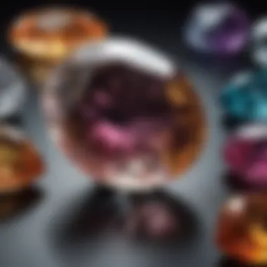 The Importance of Carat Weight in Valuation A comparison chart highlighting the significance of carat weight in gemstone valuation