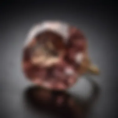 The Allure of a Two-Carat Gemstone A sparkling two-carat gemstone displayed on a velvet surface