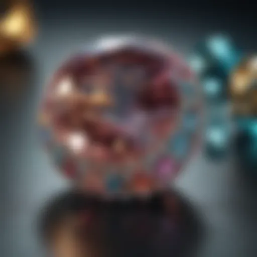 A stunning close-up of a Tiffany gemstone showcasing its brilliance and clarity.