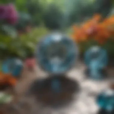 Tiffany Gemstones in Nature A serene setting featuring Tiffany gemstones with elements of nature.