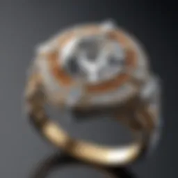 Stunning diamond engagement ring showcasing intricate design and craftsmanship