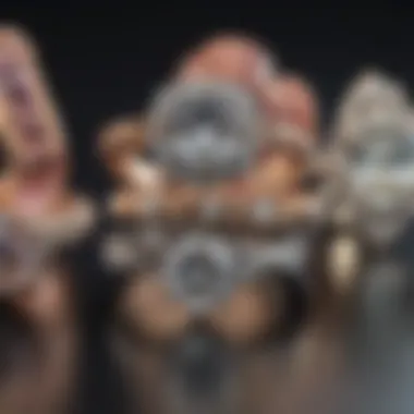 A variety of styles showcasing the diversity of modern engagement rings