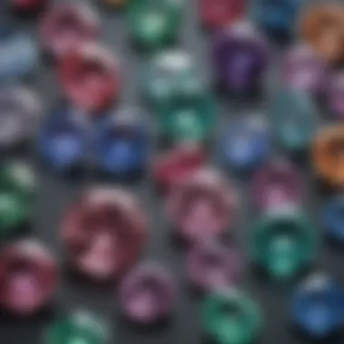 Rarity in the World of Gemstones: Alexandrite's Unique Position A detailed chart illustrating the rarity of different gemstone types with alexandrite highlighted