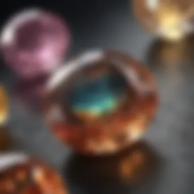 Inclusions: The Hidden Markers of Clarity Magnified view of inclusions in a gemstone