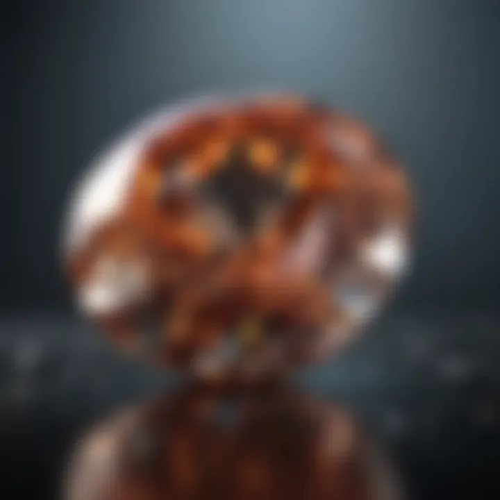 Visual representation of diamond color grades