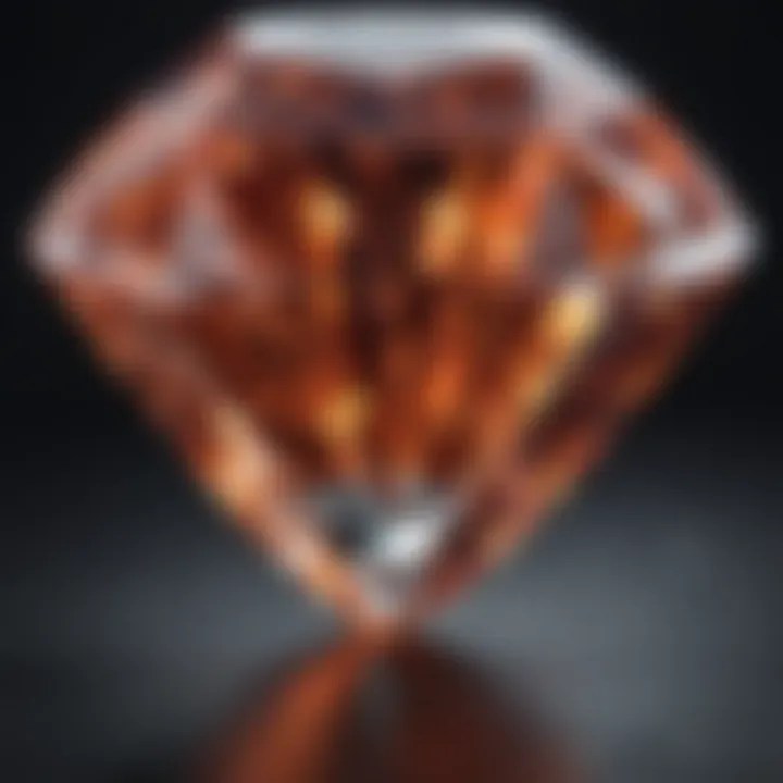 Diamond valuation chart displaying various attributes