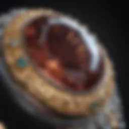 GIA certification label on a gemstone