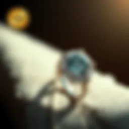 Visual representation of various ring sizes