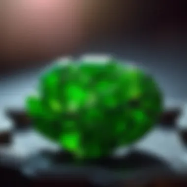 Pricing Fluctuations and Market Trends of Moldavite Market trends graph showcasing the pricing fluctuations of moldavite