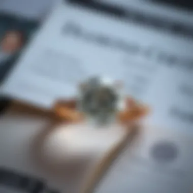 A visual representation of diamond certification documents highlighting authenticity