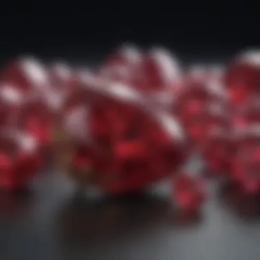 A visual representation of the investment potential of pure ruby stones.