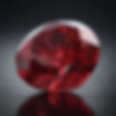 An infographic detailing the factors that influence the pricing of ruby stones.