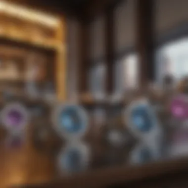 Ethical Jewelry Retail Environment A modern retail setting showcasing ethically sourced jewelry