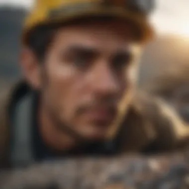 Ethical Diamond Mining Practices A serene landscape illustrating ethical diamond mining practices