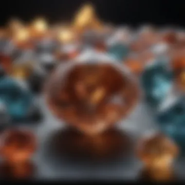 A visual representation of the origins and geological formation of Zimmi diamonds.