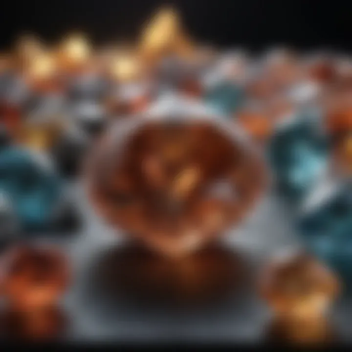 A visual representation of the origins and geological formation of Zimmi diamonds.