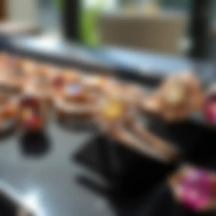 Diverse Styles of Rose Gold Rings Selection of various styles of rose gold rings on display