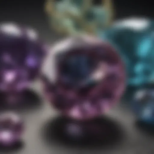 A stunning vintage alexandrite gemstone showcasing its unique color change.