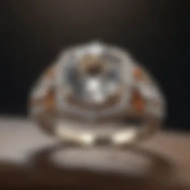 The Brilliance of VVS Diamonds An exquisite VVS diamond ring showcasing exceptional clarity and brilliance
