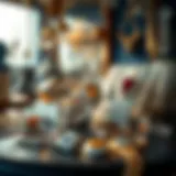 Showcase of Unwanted Jewelry A sparkling piece of jewelry on display