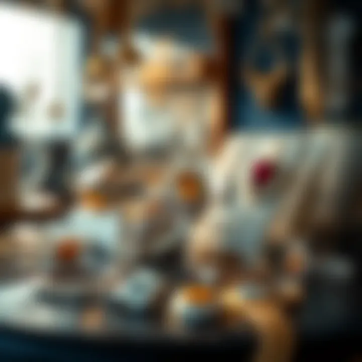 Showcase of Unwanted Jewelry A sparkling piece of jewelry on display