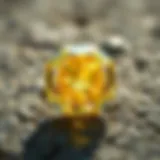 Radiant Yellow Diamond A radiant yellow diamond showcasing its vibrant hue